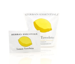 Herban Essentials lemon towelettes, $16 for 20